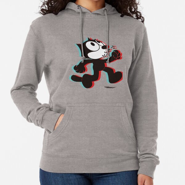 The Cat - Anaglyph 3D Lightweight Hoodie