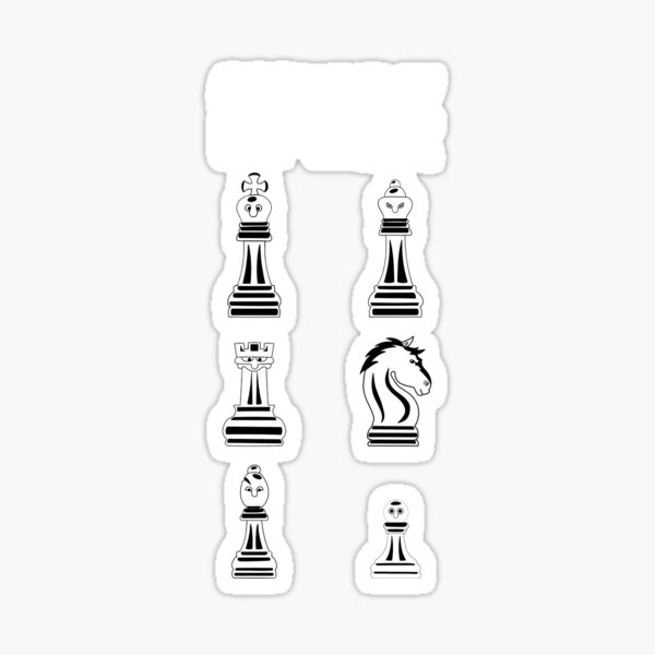 Check Out My Six Pack Funny Chess Lover Chess Art Sticker
