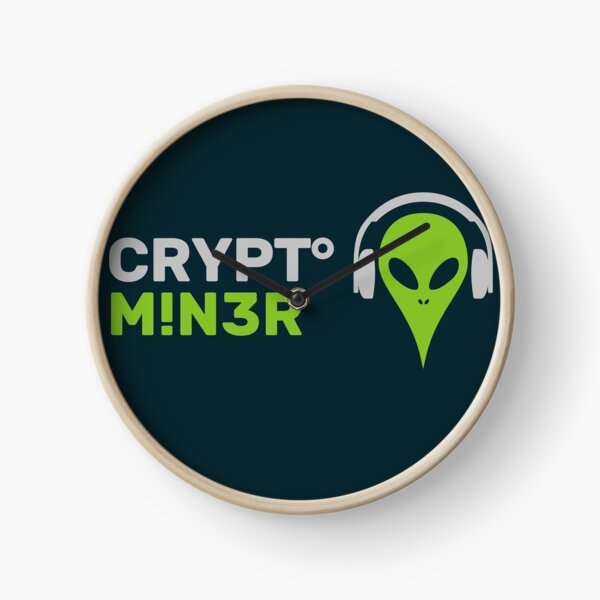 Crypto Miner Music Uhr