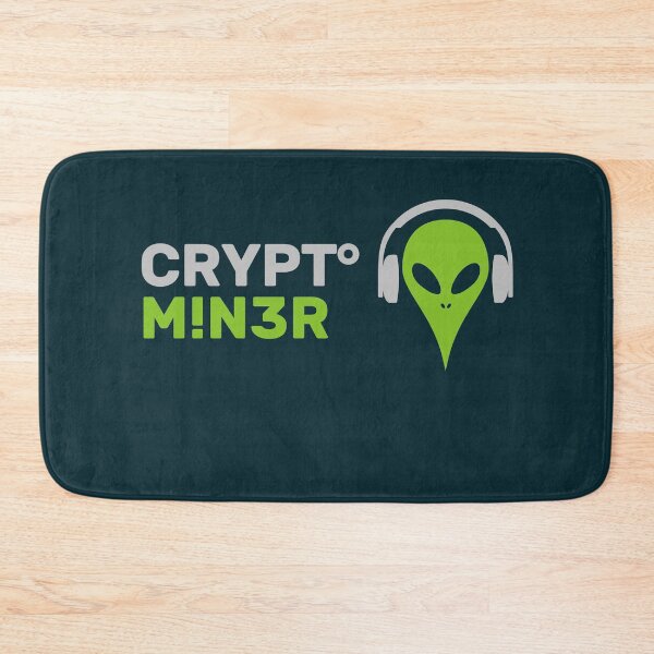 Crypto Miner Music Badematte