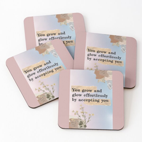 Item preview, Aesthetic (You grow and glow effortlessly by accepting you) designed and sold by Kuraya7211.