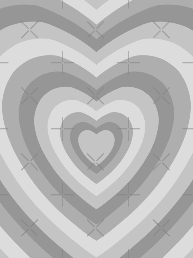 Thumbnail 4 of 4, iPhone Case, Aesthetic black and white rainbow hearts designed and sold by Pastel-PaletteD.