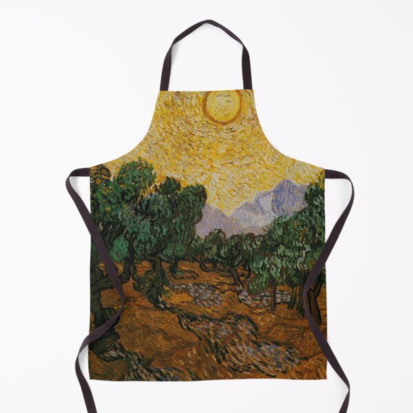 Item preview, Vincent Van Gogh - Olive Trees with Yellow Sky and Sun designed and sold by Vivanne-art.