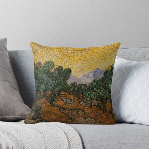 Item preview, Vincent Van Gogh - Olive Trees with Yellow Sky and Sun designed and sold by Vivanne-art.