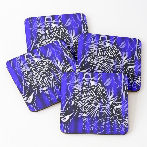 Item preview, ZOO PANTHER BLOCK PRINT designed and sold by Minxylynx4.