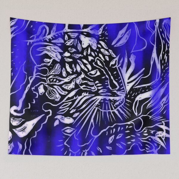 Item preview, ZOO PANTHER BLOCK PRINT designed and sold by Minxylynx4.