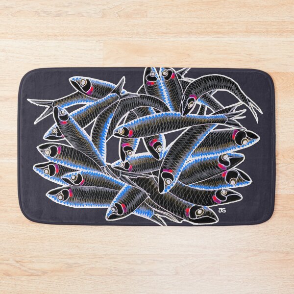 Item preview, Black Sardines, white text designed and sold by Scopipodd.