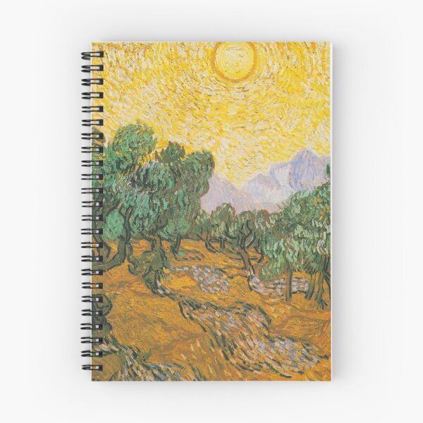 Item preview, Vincent Van Gogh - Olive Trees with Yellow Sky and Sun,No 01. designed and sold by Vivanne-art.