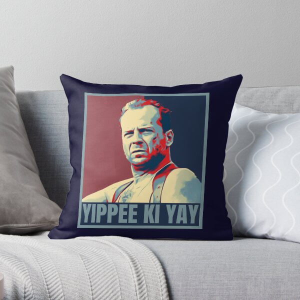 Yippee ki yay Throw Pillow