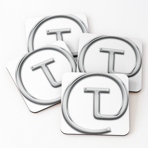 Item preview, Capital T in an @ sign designed and sold by Logo-stick.