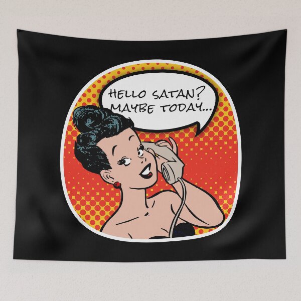 Item preview, Maybe today Satan  designed and sold by onemoremask.