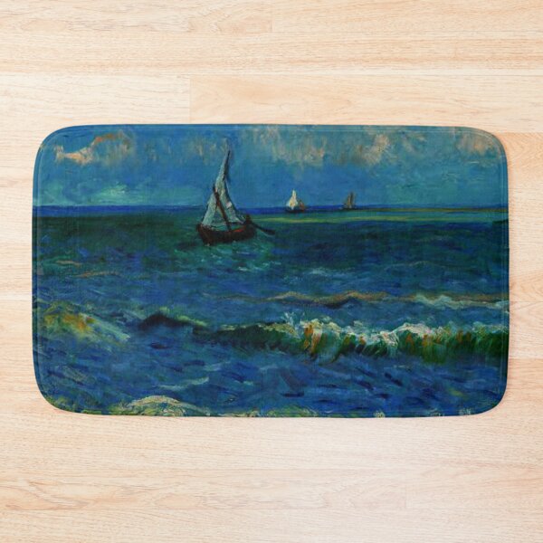 Item preview, Vincent Van Gogh - The Sea at Les Saintes-Maries-de-la-Mer designed and sold by Vivanne-art.