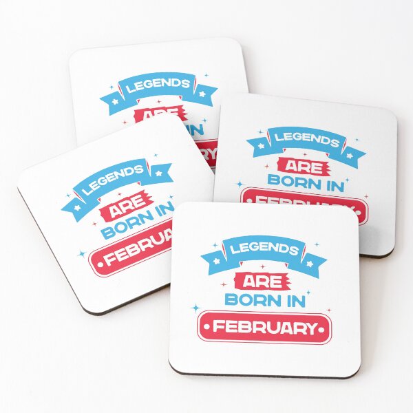 Item preview, Legends Are Born In February designed and sold by PrasartShop.