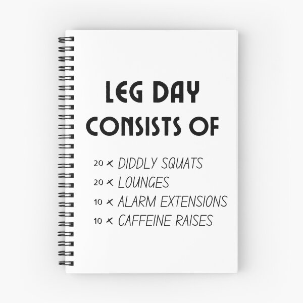 Item preview, Leg Day Consists of Diddly Squat - Zilch - Nada - Nothing designed and sold by For the love of Pixels.
