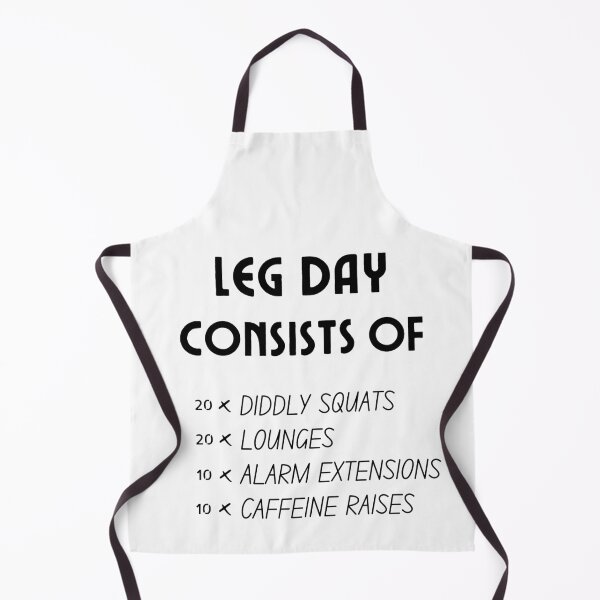Item preview, Leg Day Consists of Diddly Squat - Zilch - Nada - Nothing designed and sold by For the love of Pixels.