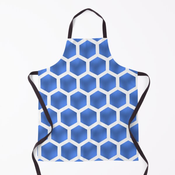 Item preview, Honeycomb pattern in blue designed and sold by Ninaeva.