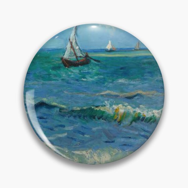 Item preview, Vincent Van Gogh - The Sea at Les Saintes-Maries-de-la-Mer,No 01. designed and sold by Vivanne-art.