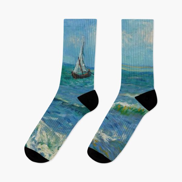 Item preview, Vincent Van Gogh - The Sea at Les Saintes-Maries-de-la-Mer,No 01. designed and sold by Vivanne-art.