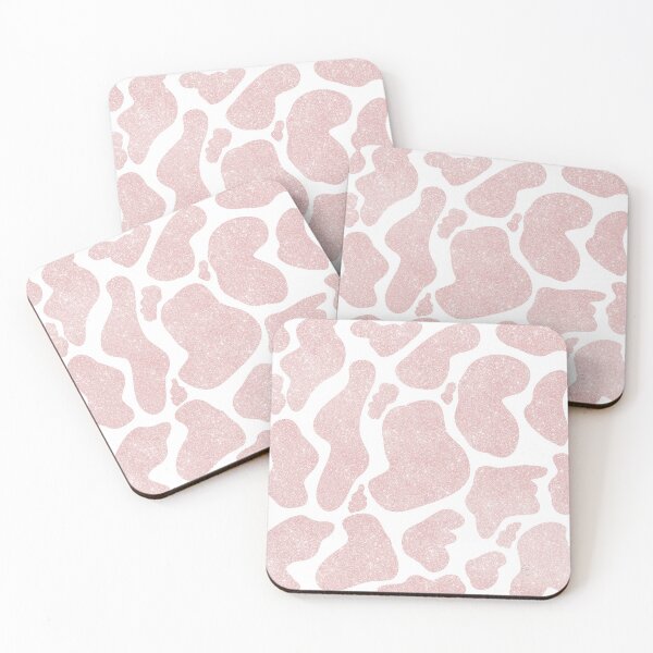 Item preview, Simple Rose Gold White Large Cow Spots Animal Pattern designed and sold by InovArtS.