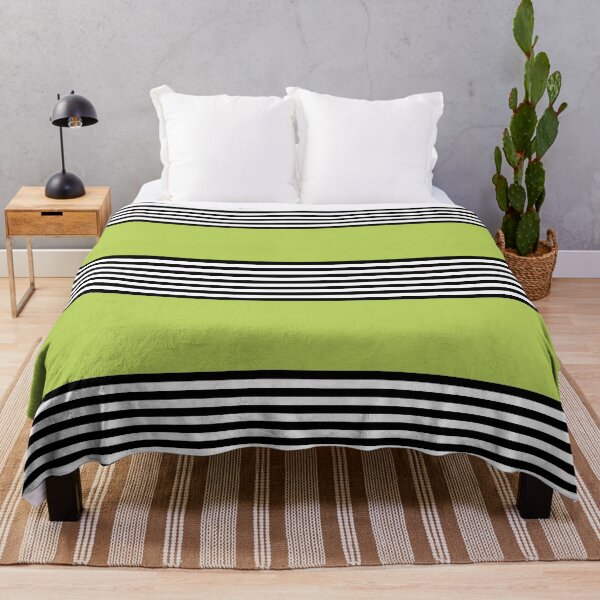 Item preview, Solid & Striped Lime Green Pattern designed and sold by MartineMeeka.