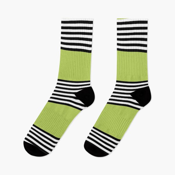 Item preview, Solid & Striped Lime Green Pattern designed and sold by MartineMeeka.