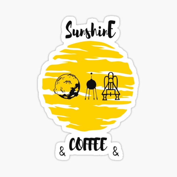 Sticker Hello Sunshine Yoga 3 Round – dunworkin
