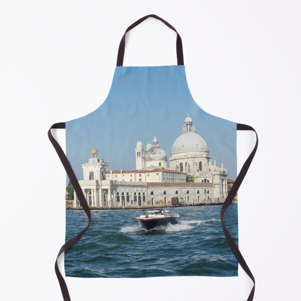 Item preview, Classic Venetian - Speeding Boat with Santa Maria della Salute and Dogana da Mar designed and sold by Georgia Mizuleva.