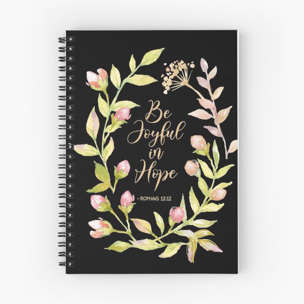 Item preview, Romans 12:12 - Be Joyful In Hope - Black designed and sold by amazingjoy.