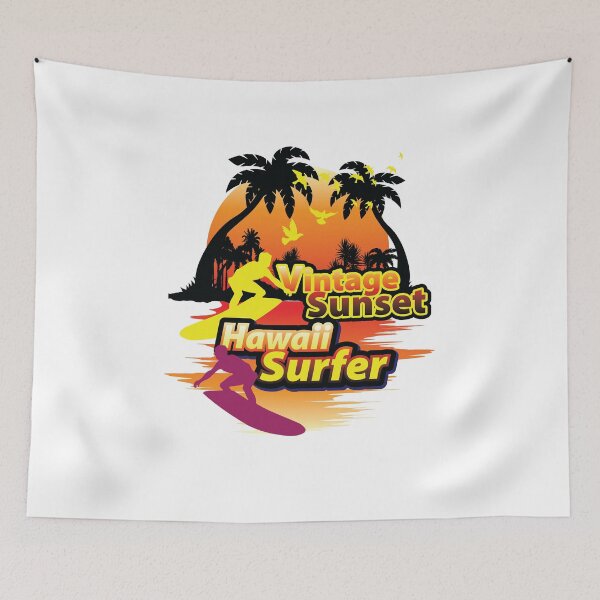 Item preview, VINTAGE SUNSET SURFER designed and sold by RIGHTCHUS.