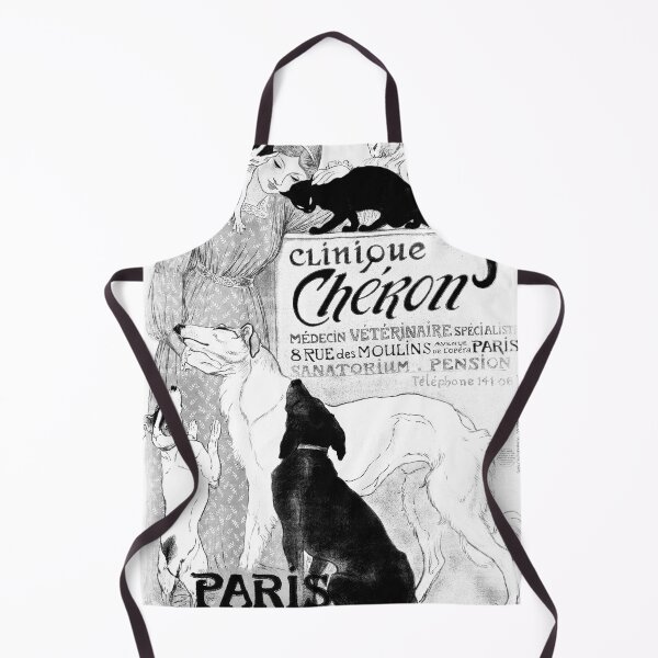 Item preview, Animal Love Vintage Black White Poster Paris Veterinary Clinic designed and sold by SpiritGifts.