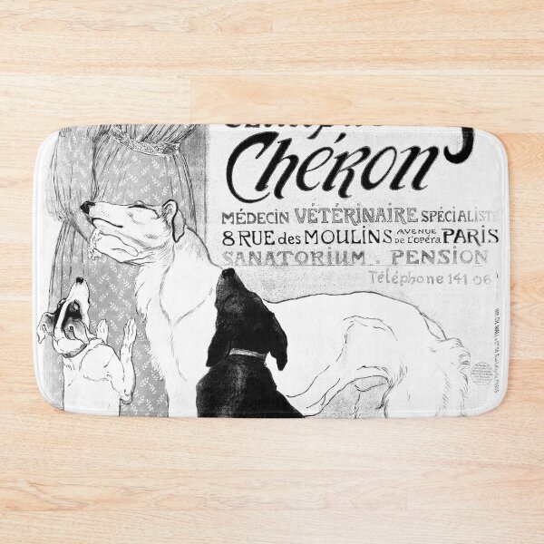 Item preview, Animal Love Vintage Black White Poster Paris Veterinary Clinic  designed and sold by SpiritGifts.