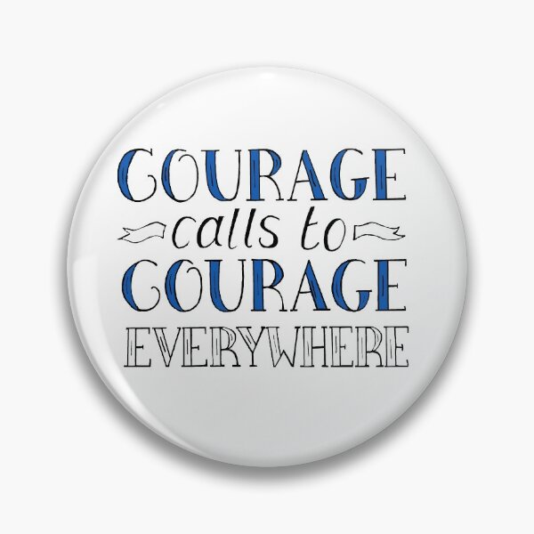 Item preview, Courage Calls to Courage Everywhere Quote from Millicent Fawcett designed and sold by Maddy Bennett.