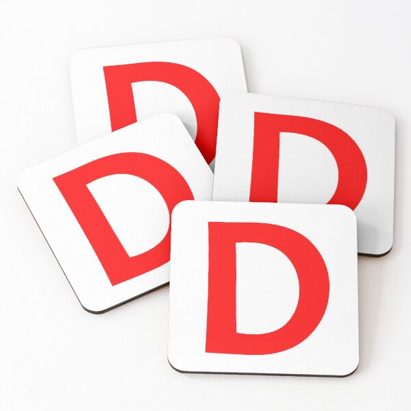 Item preview, Red color Letter D designed and sold by WECreations.