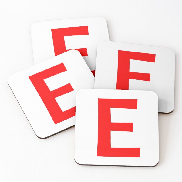 Item preview, Red color Letter E designed and sold by WECreations.