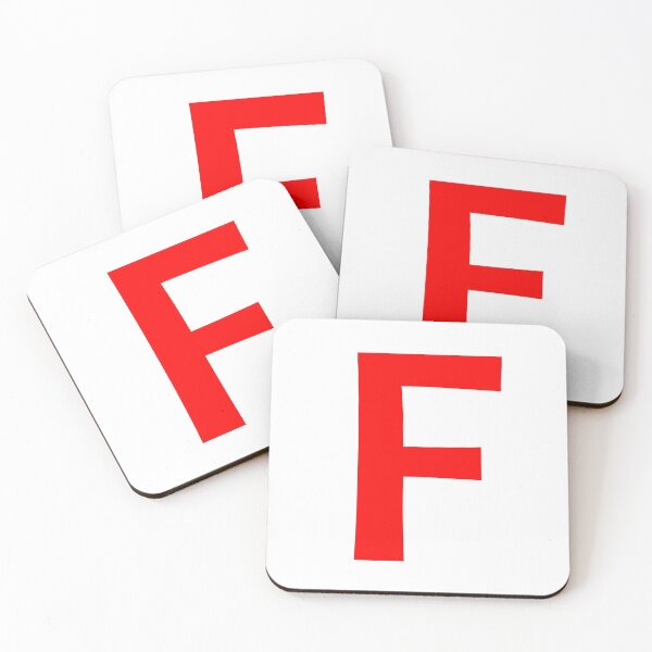 Item preview, Red color Letter F designed and sold by WECreations.