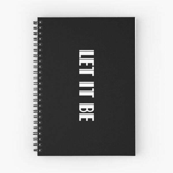 Item preview, Let it be (white) | simple, text, quote, success, mindful, graphic, verticle, verticle text, line, motivate, barcode designed and sold by I'm  Redz.