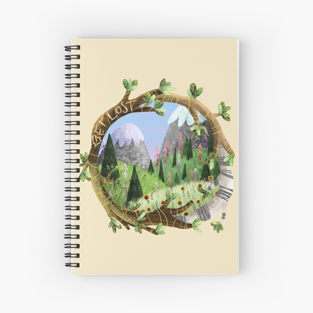 Get Lost Spiral Notebook