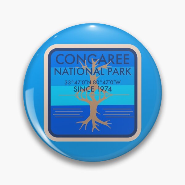 Item preview, Congaree National Park Square Badge designed and sold by bfwilson.