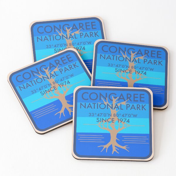 Item preview, Congaree National Park Square Badge designed and sold by bfwilson.