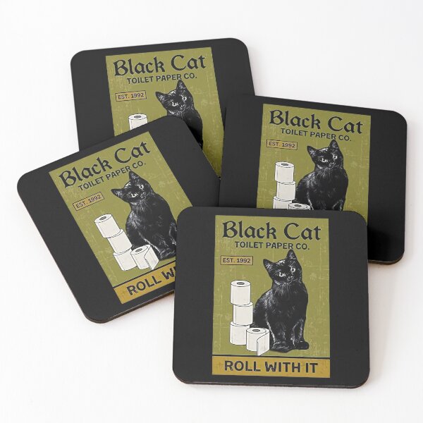 Item preview, Blak Cat Toilet Paper Co designed and sold by Ada Ochoa.