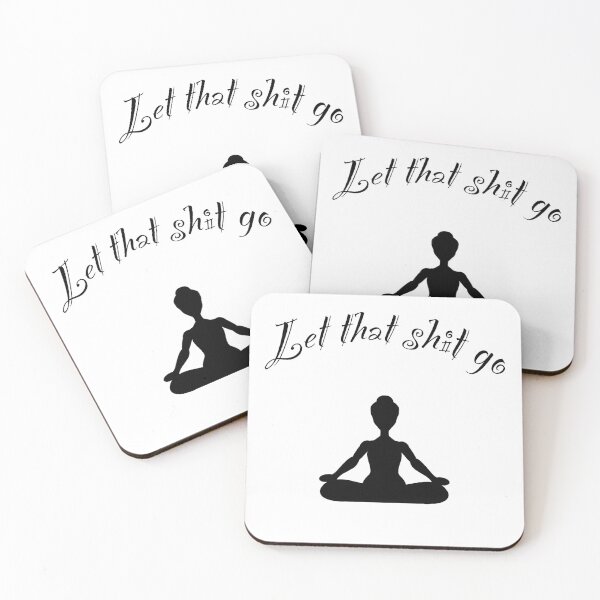Item preview, Let that shit go with yoga designed and sold by Hasan Habeeb.