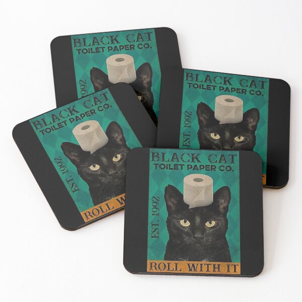 Item preview, Black Cat Toilet Paper designed and sold by Ada Ochoa.