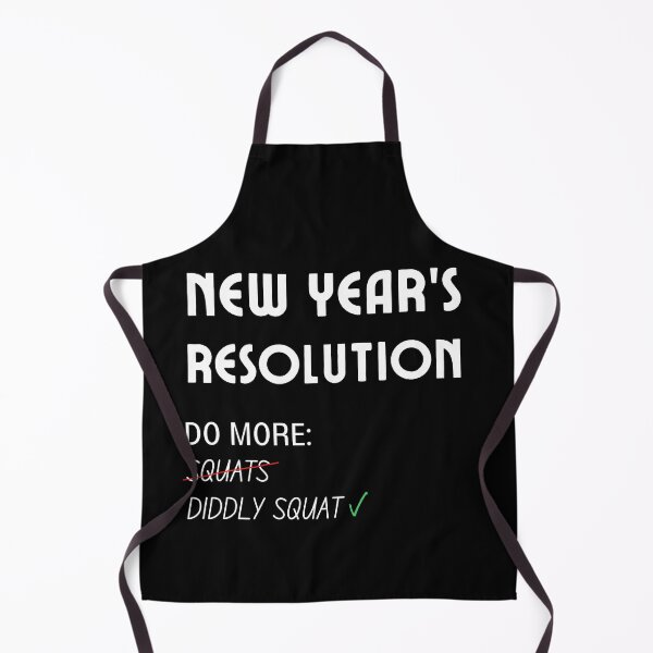 Item preview, New Year's Resolution Progress Do More Diddly Squat - Zilch - Nada - Nothing designed and sold by For the love of Pixels.