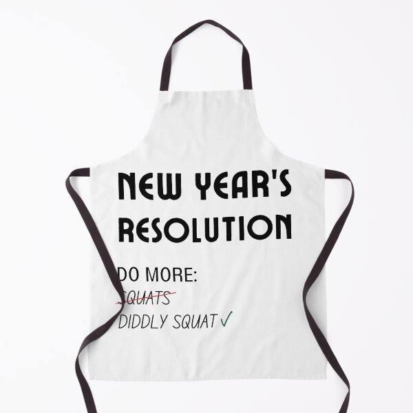 Item preview, New Year's Resolution Progress Do More Diddly Squat - Zilch - Nada - Nothing designed and sold by For the love of Pixels.