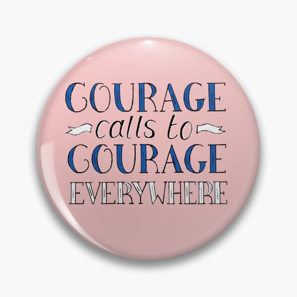 Item preview, Courage Calls to Courage Everywhere Quote from Millicent Fawcett designed and sold by Maddy Bennett.