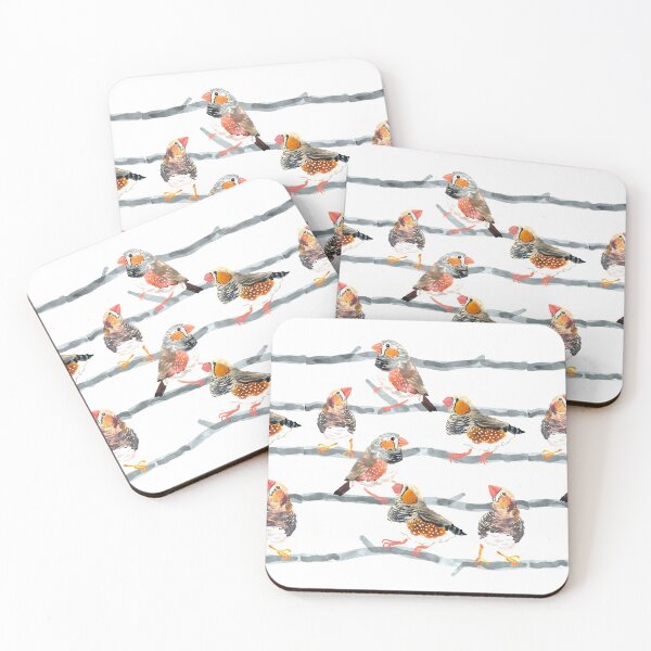Item preview, Zebra Finch flock designed and sold by orangerinka.