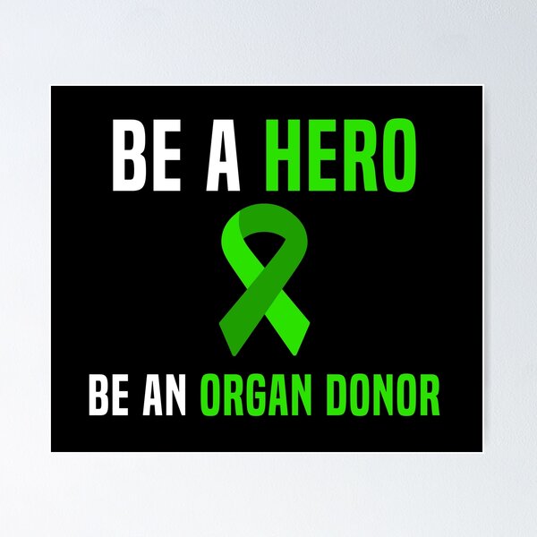 Item preview, Be A Hero Be An Organ Donor designed and sold by Color-Sparkle.