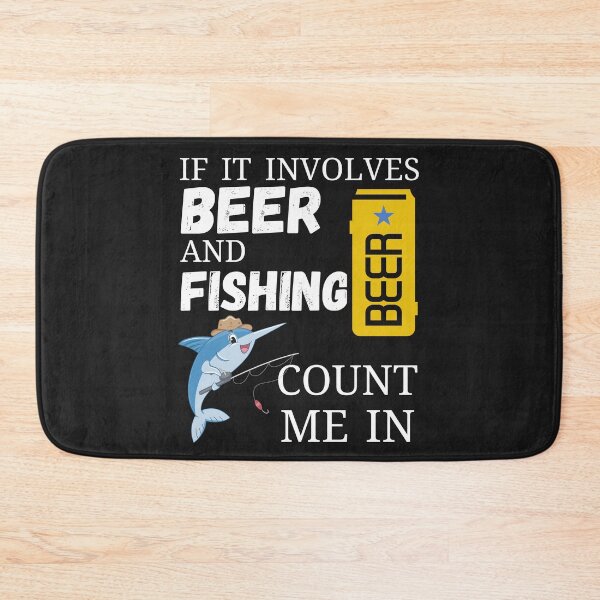 Item preview, Fishing and Beer design t-shirt designed and sold by PinkArtDesigns.