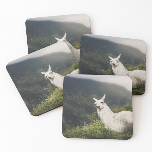 Item preview, Relaxing Llama in Mountain Landscape designed and sold by Nicklas81.