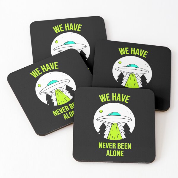 Item preview, We Have Never Been Alone - alien - UFO - extraterrestrial designed and sold by SunsetCloud.